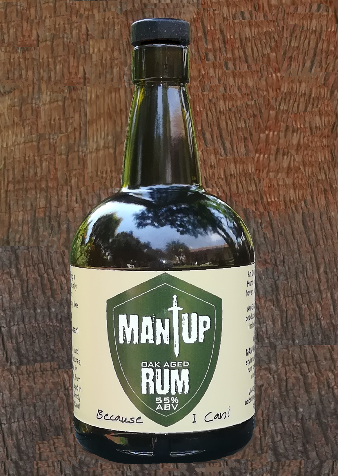 South Africa's Man Up Rum 55% - Unblended Oak Aged Navy style rum